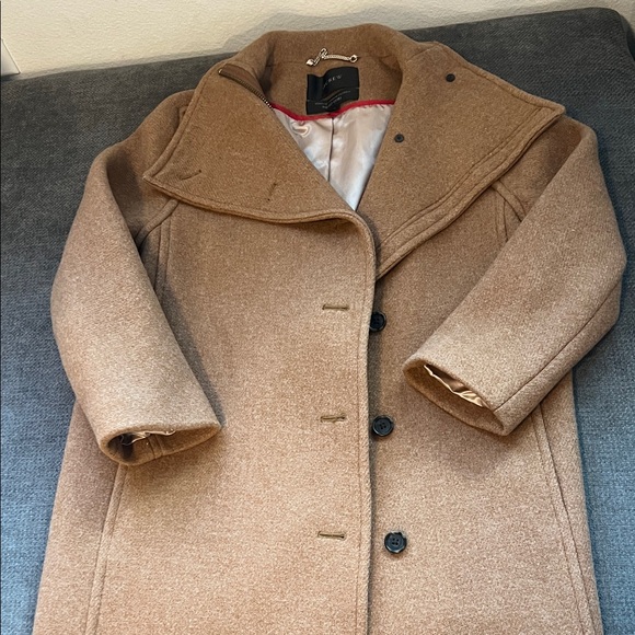 J. Crew Camel Wool Pea Coat - Picture 1 of 11
